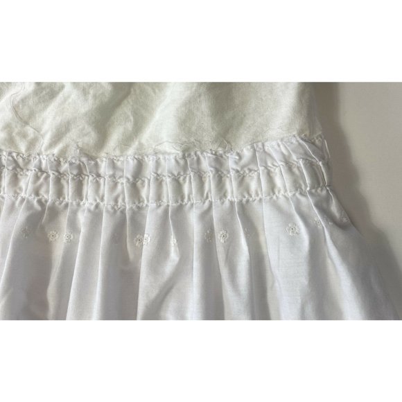 Antique Intricate Lace Textile Cotton Tablecloth Skirt Bedskirt 48x68 - 26 drop - Picture 9 of 9